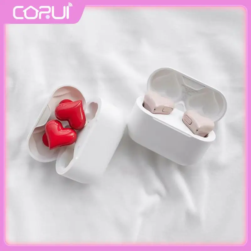 

For Ipx5 Mini Earbuds In-ear Trend Headset Wireless Headset For Phone Bilateral Stereo Noise Reduction Heart Headset