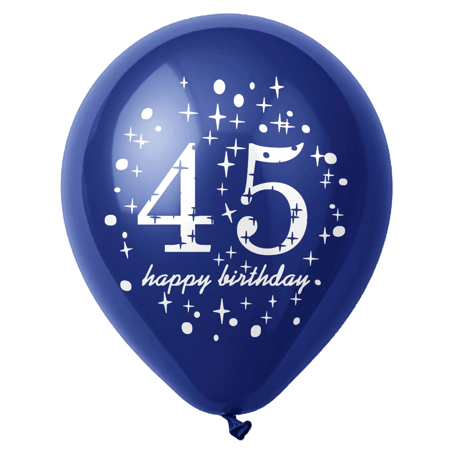 5 шт. латексные воздушные шары с цифрами 12 дюймов