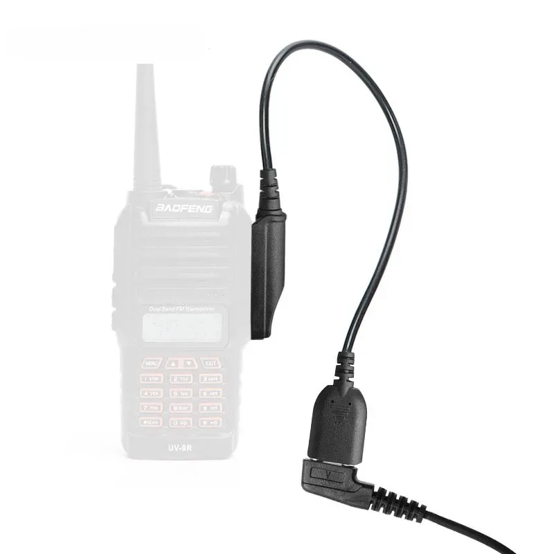 Аудиоадаптер Baofeng UV-9R Pro 2-контактный разъем K динамик для наушников микрофон UV-68 Max