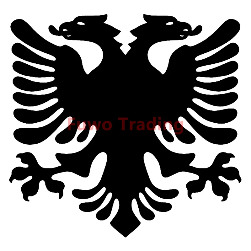 

Fuwo Trading Albanian Eagle Funny Car Sticker Vinyl Decal Waterproof Car Auto Stickers on Bummper Laptop Rear Window Accessories