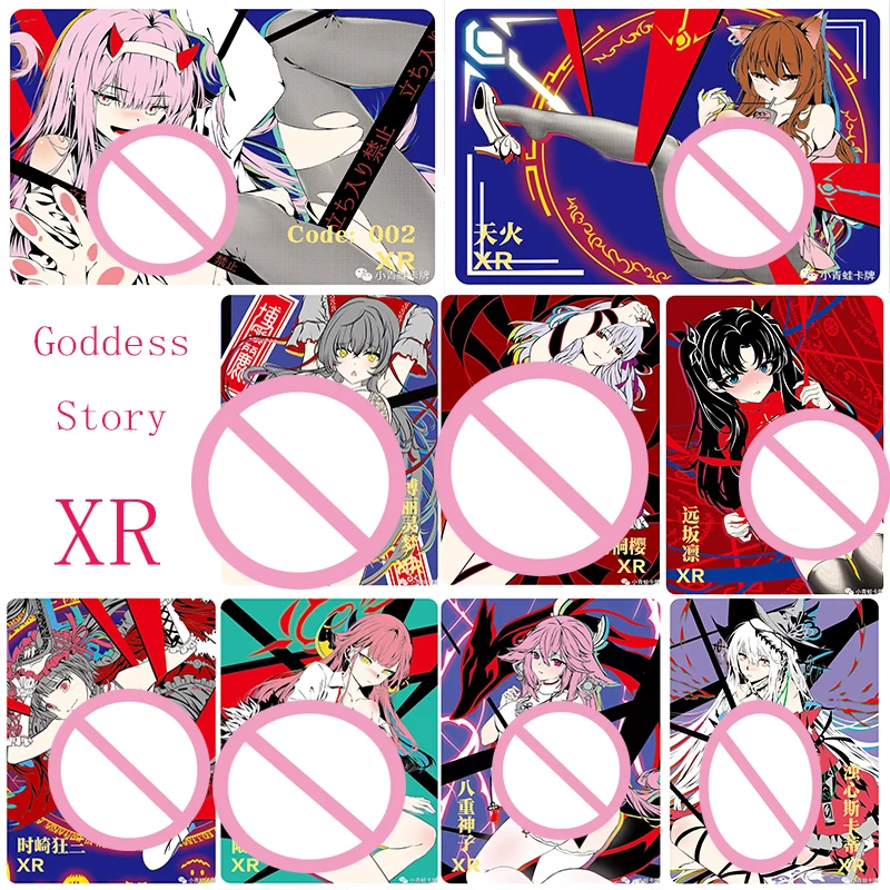 

Goddess Story XR Series rare Collection Card Anime Figure Bronzing Flash Card Goddess Card Ornament Gift Board Game Toys