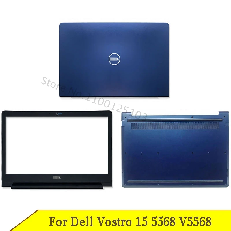 

New Bottom Case For Dell Vostro 15 5568 V5568 Laptop LCD Back Cover Front Bezel Gold Blue Grey 0JD9FG JD9FG 0PD6VX PD6VX