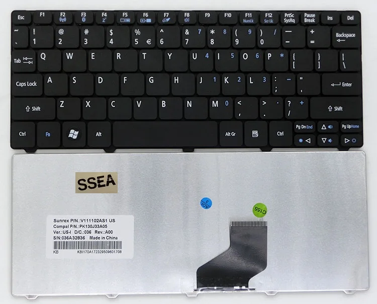 

New US English Keyboard For GATEWAY NAV50 PAV50 PAV70 PAV80 NAV70