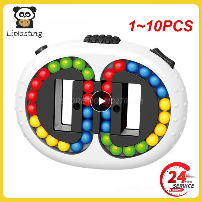 

1 ~ 10 шт. Монтессори, вращающийся волшебный куб, игрушка для пальцев, детская игра IQ для развития интеллекта, мозга, развивающая искусственная игра