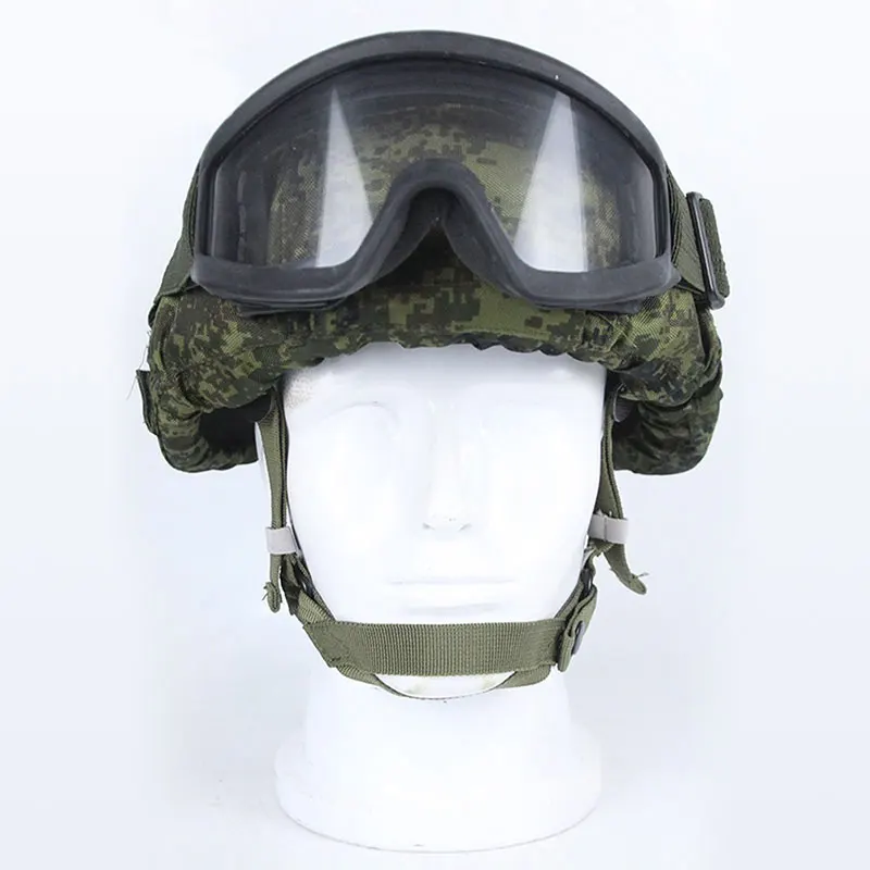 Тактические Защитные очки 6b34 маленькие зеленые для улицы охотничьи с зеркальной