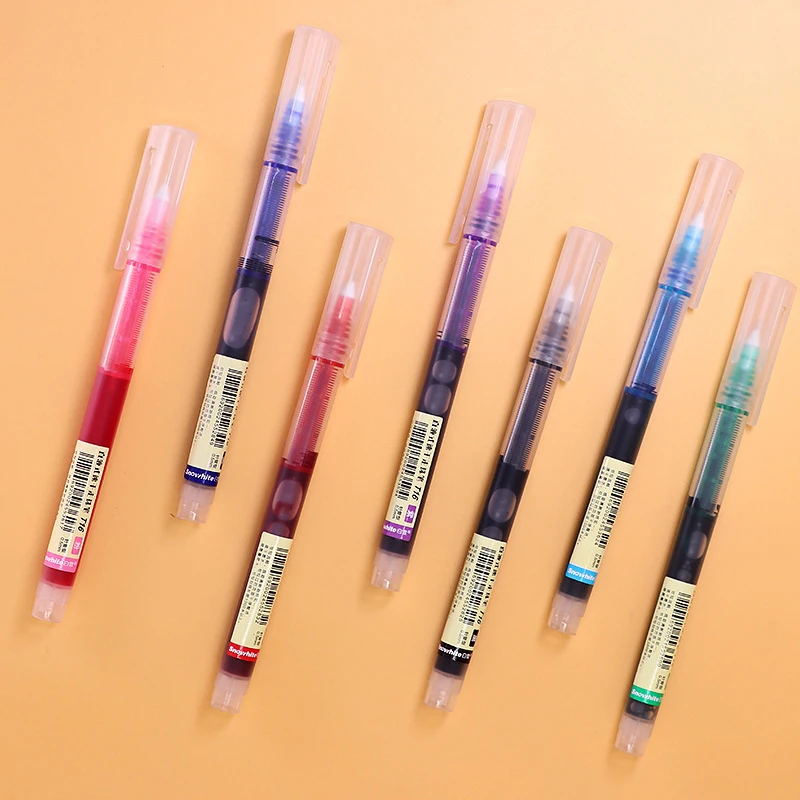 

2pcs Gel Pens European Standard Needle Type Quick Dry Take An Exam Ink Pens