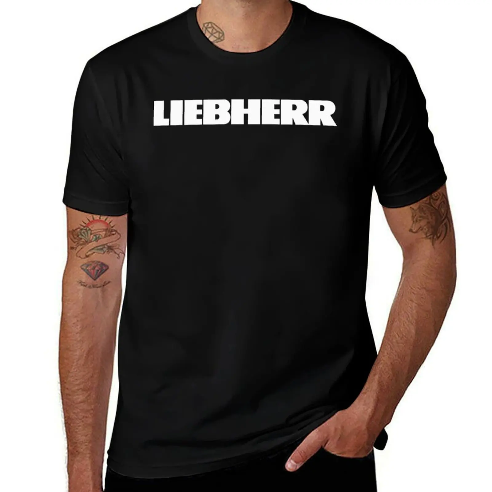 Фото Бестселлер - футболка Liebherr Merchandise, прочная повседневная рабочая футболка №1