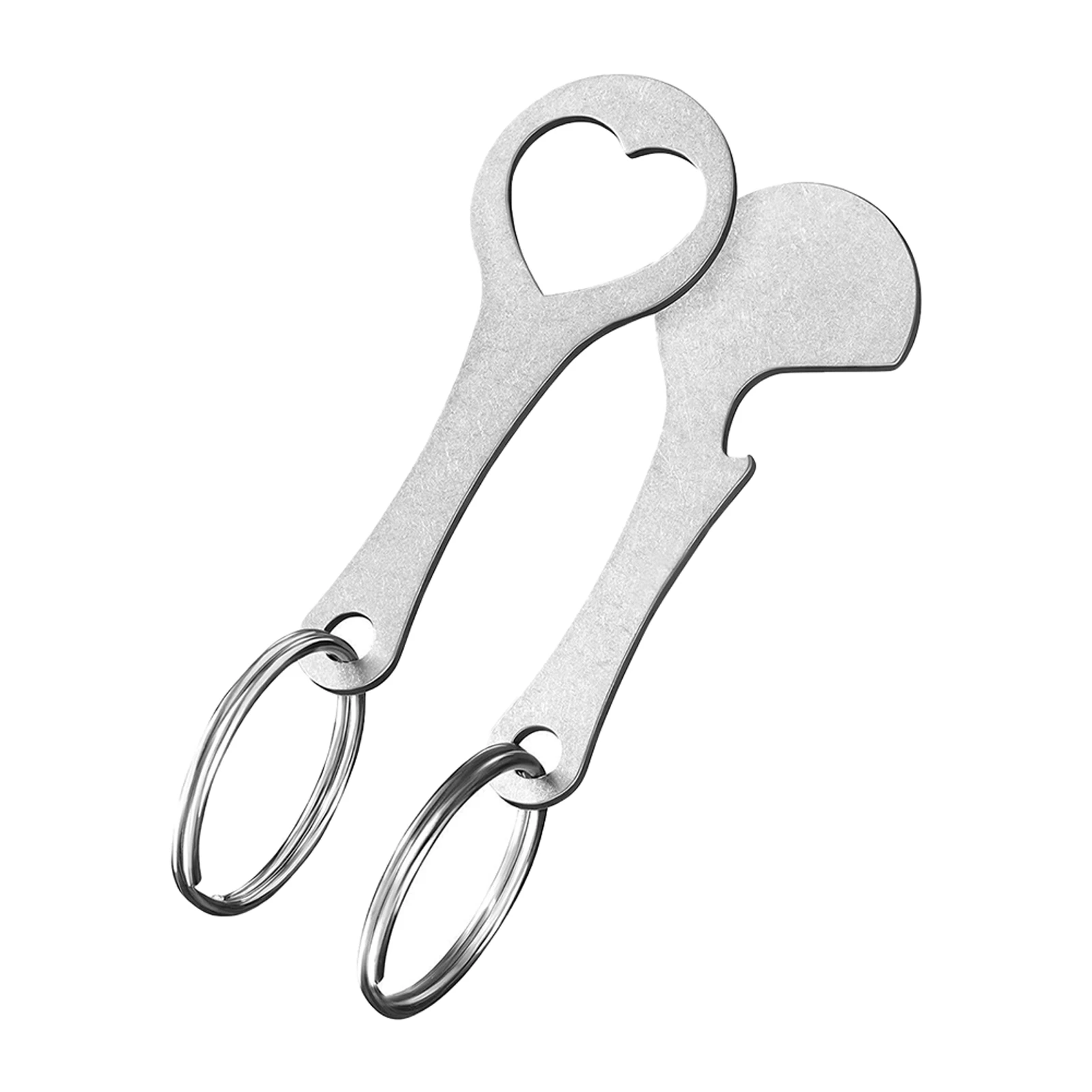 

2pcs Easy Release Key Ring Shopping Remover DIY Universal Durable Supermarket Decorative Multifunction Metal Token Home