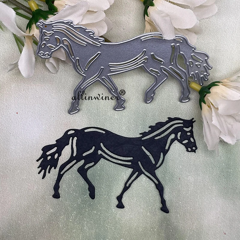 

Dark horse Metal Cutting Dies Stencils For DIY Scrapbooking Decorative Embossing Handcraft Die Cutting Template