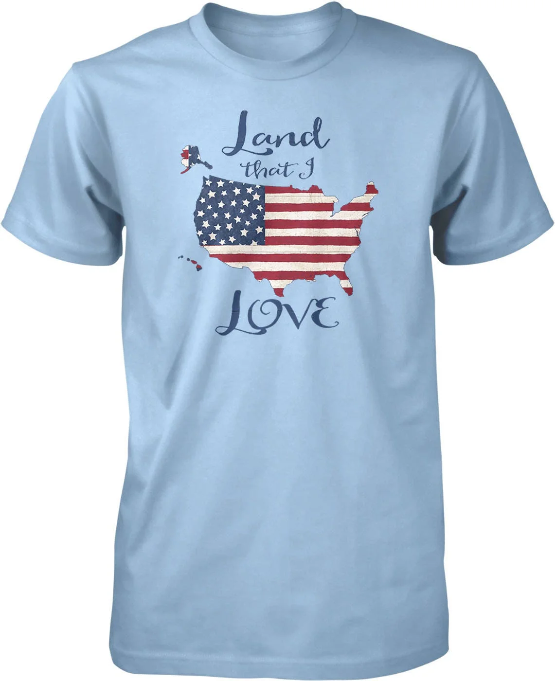 Мужская футболка Land That I LOVE USA PRIDE NOFO_01073