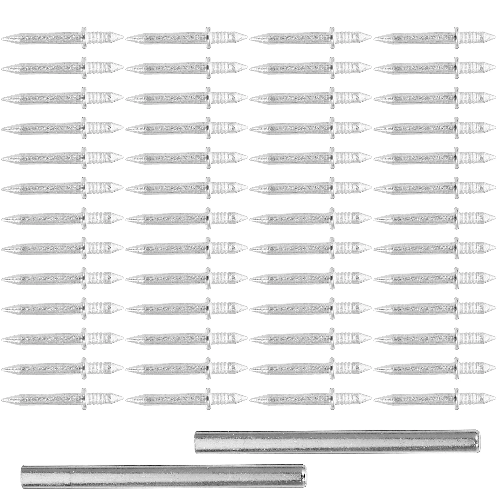 200 шт. маникюрный рукав железные ногти двуглавый остроконечный комплект двойной