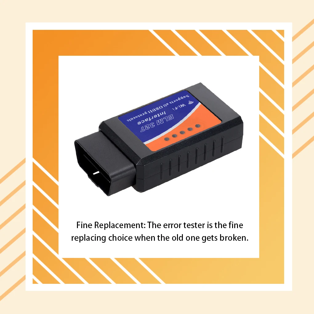 

ABS Car OBDII Scanner Portable Wireless Replacement Professional Accurate Diagnostic Tool Error Tester Detector
