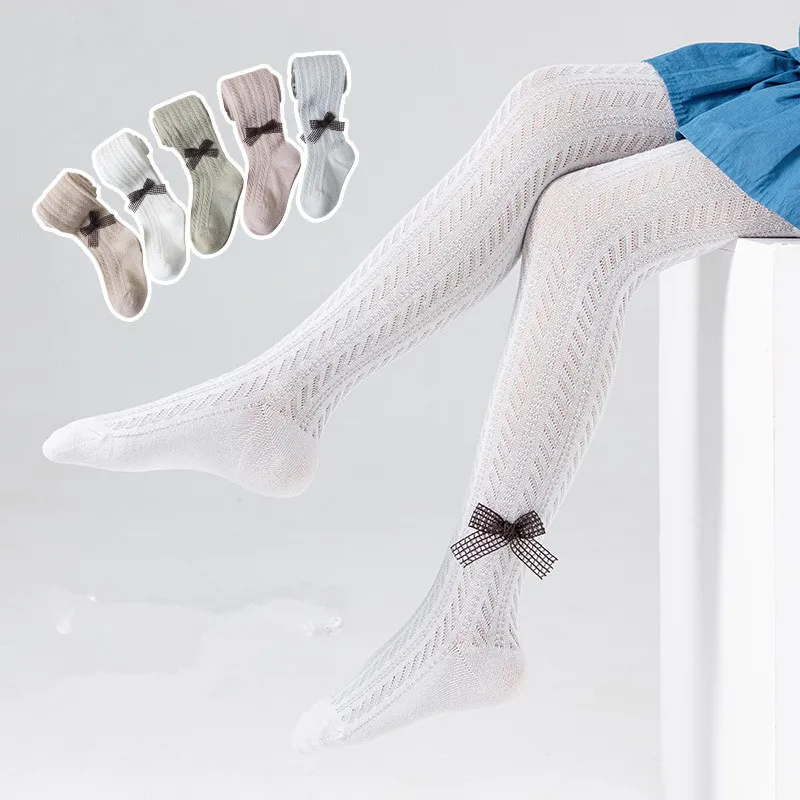 

Детские колготки, детские мягкие хлопковые дышащие сетчатые леггинсы против комаров для девочек