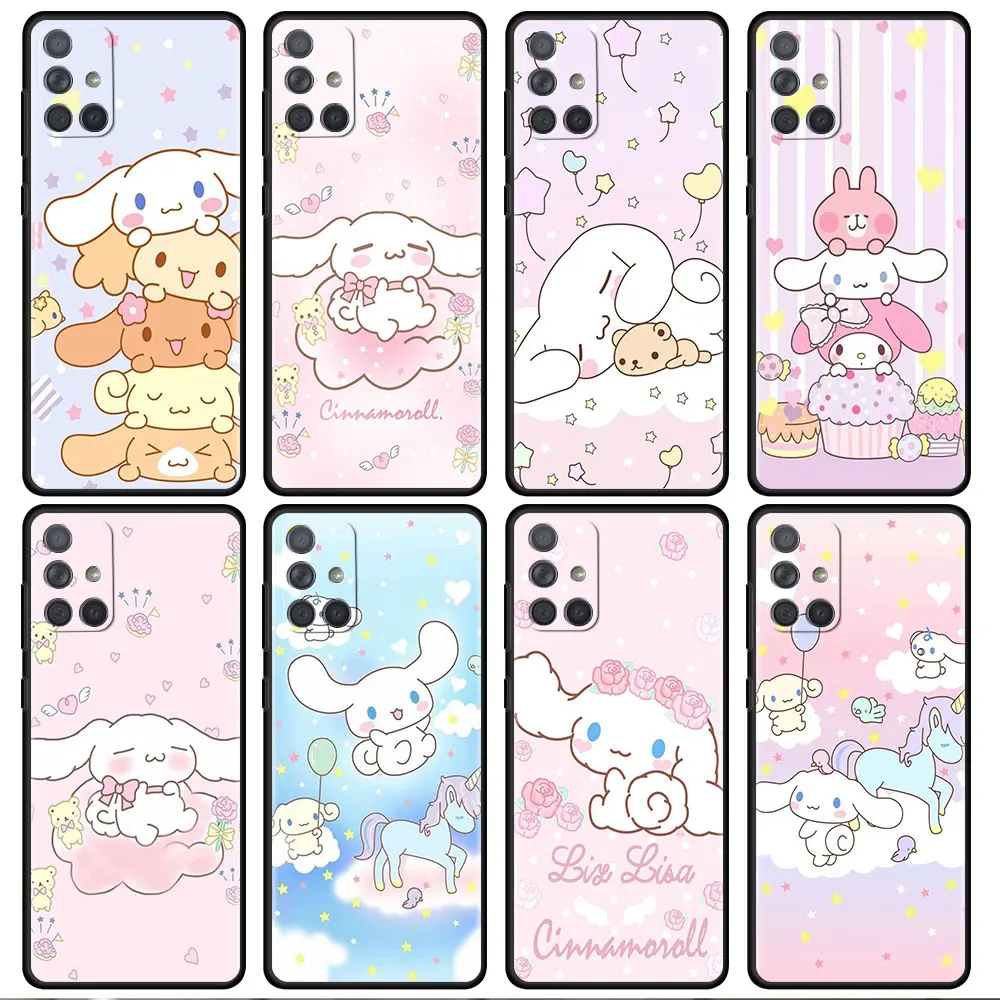 

Cinnamoroll Cover For Samsung Galaxy A52 A12 A51 A32 A21s A71 A32 5G A12 A22 A53 A31 A13 A72 A02s A41 A03 A04 Phone Cover