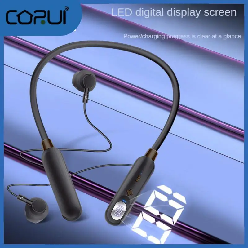 

Neckband Earplugs 50h Headphone Comfortable Headset Stereo For Akz-r18 Hifi Earphones V5.3 Earbuds Magnetic Wireless Waterproof