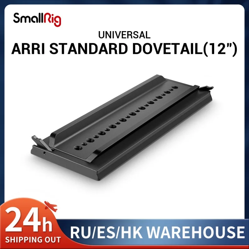 

SmallRig DSLR Camera Quickly Release Plate Standard ARRI Dovetail Clamp (ARRI Standard Dovetail )12 Inches -1463