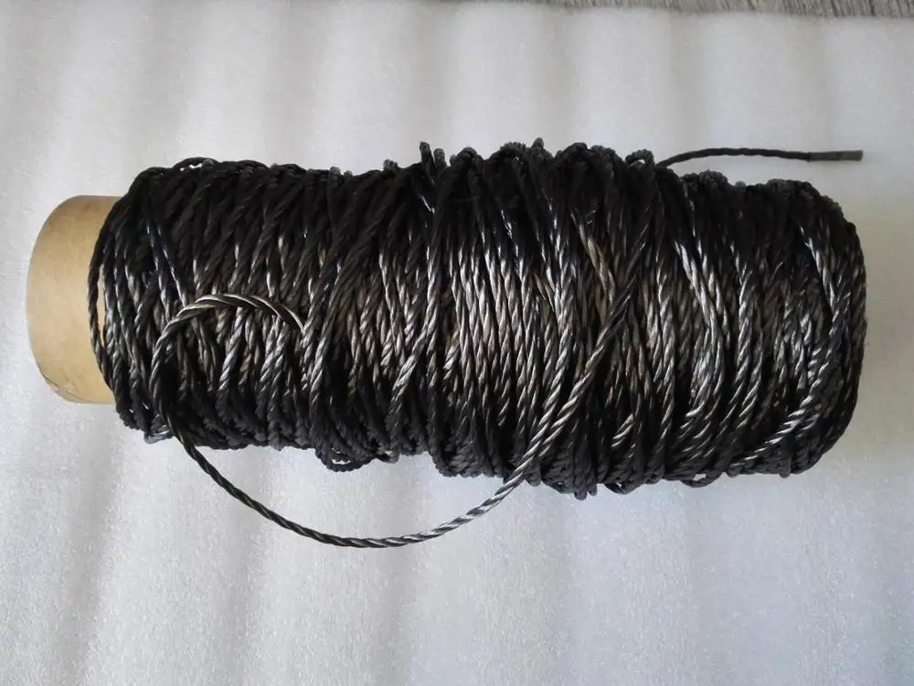 

Carbon rope, graphite rope diameter 3mm, vacuum furnace seam felt, high temperature .