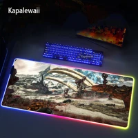 gaming mouse pad computer mousepad gamer xxl mouse carpet big mause pad pc desk play mat with ark survival evolved backlit