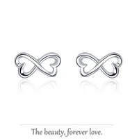 bow knot earrings 925 sterling silver versatile temperament jewelry for women girls lady party wedding gifts new 2022