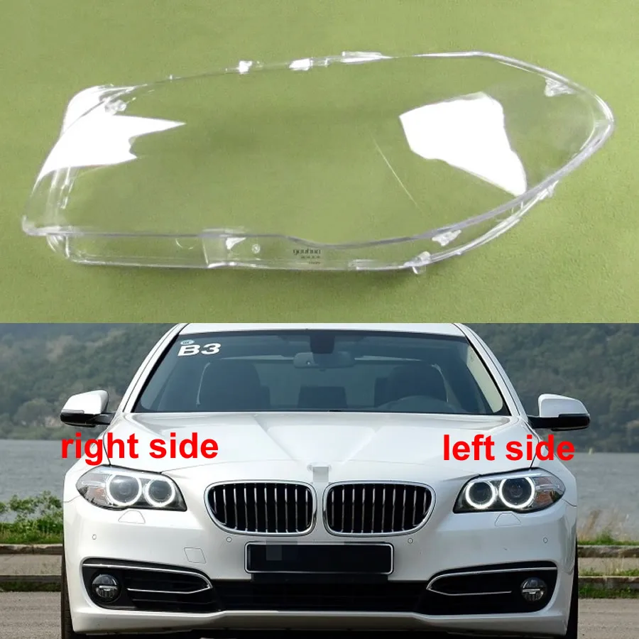 For BMW 5 Series 2011-2017 F18 F10 520 525 535 530 Car Accessories Headlamp Cover Transparent Headlight Shell Lens Plexiglass For BMW 5 Series 2011-2017 F18 F10 520 525 535 530 Car Accessories Headlamp Cover Transparent Headlight Shell Lens Plexiglass