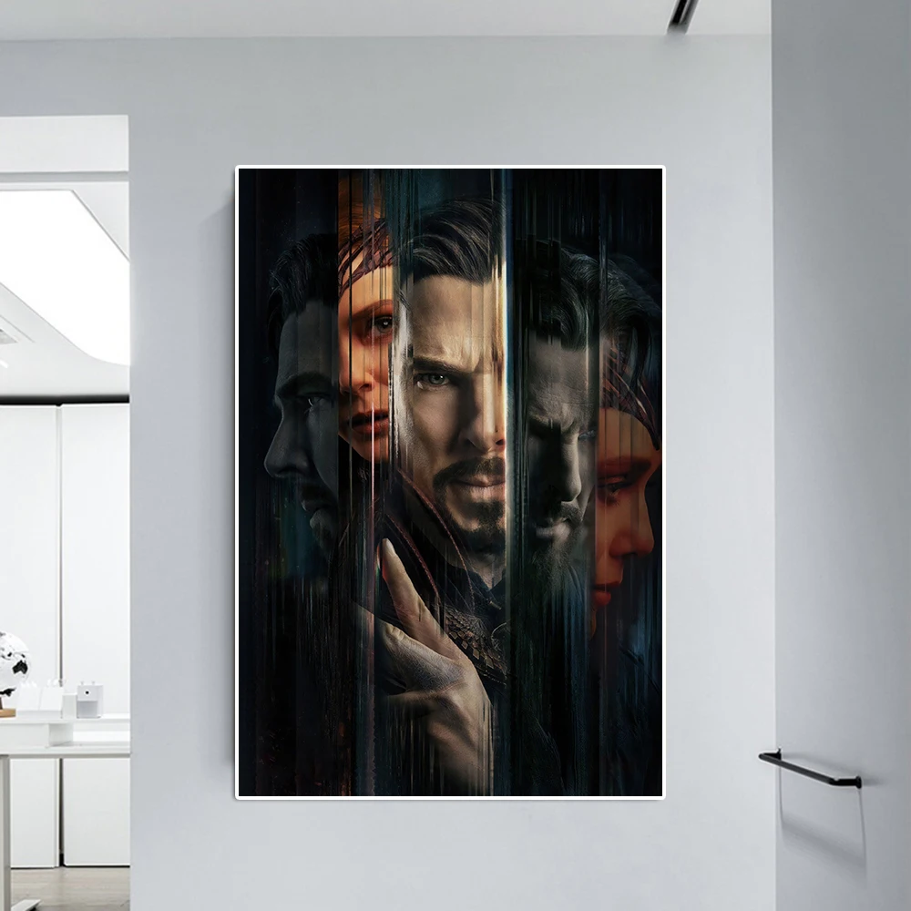 Постер с доктором странным из мультфильма безумие Картина на холсте