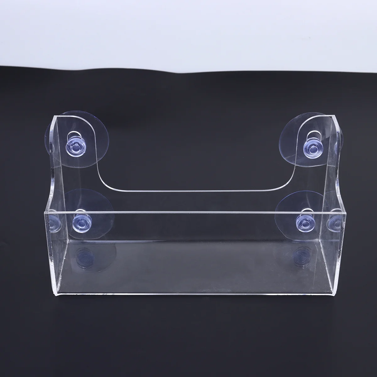 

Drinks Shelf Market Holder Refrigerator Wall Mount Shelves Clear Suction Cup Rack Organizer Storage Fridge Mounted Can