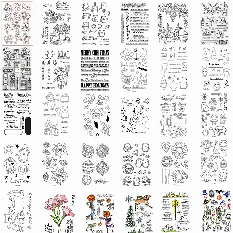 

Big Discount Clearance Sale Clear Stamps for Make Cards Scrrapbook Craft