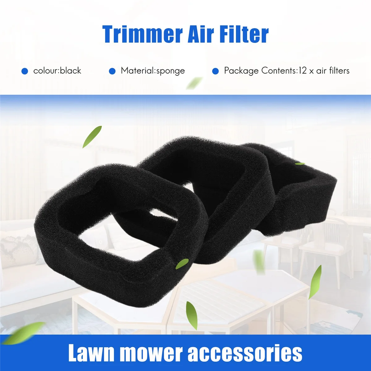 12 шт. комплект воздушного фильтра для триммера Kawasaki TH23D TH26D TH23 TH26 TJ27 запасные части