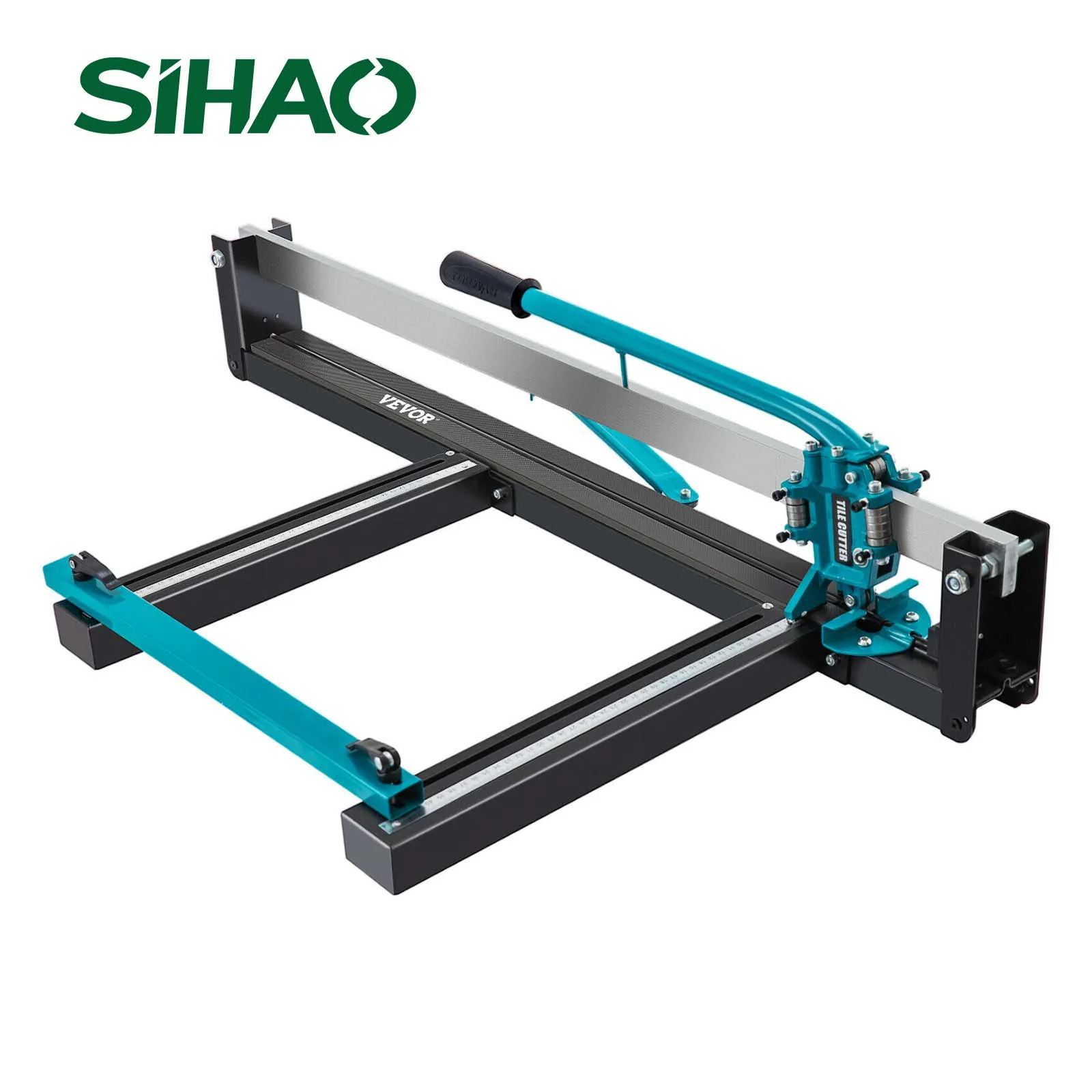 

800mm Manual Tile Cutter with Single Rail Laser Positioning Non-Slip Rubber Surface Single Rail and Bracket Suitable