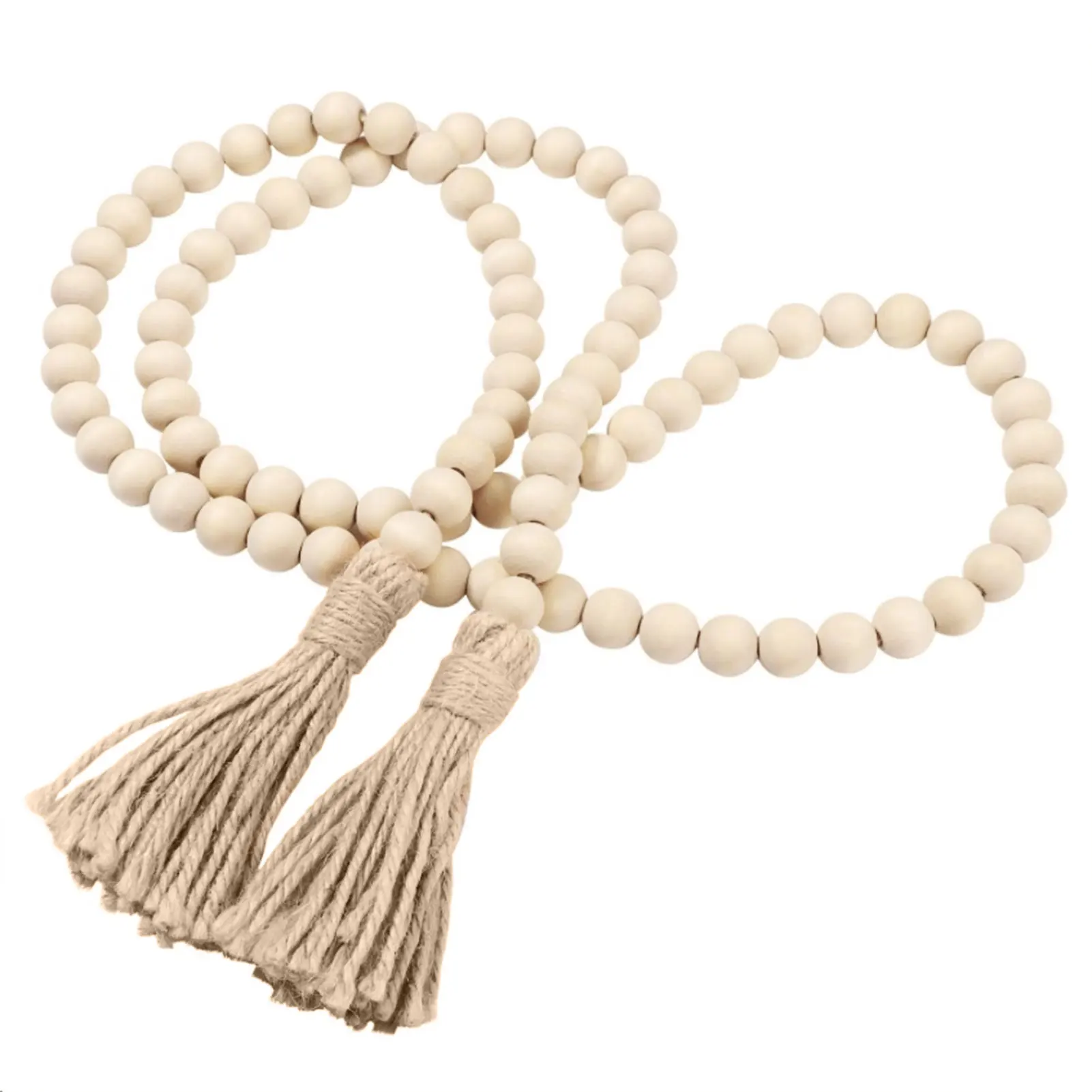 

Европейский 57 дюймовый кофейный столик, подвесной фермерский декор, домашняя деревянная гирлянда с кисточками и бусинами, деревенский деко...