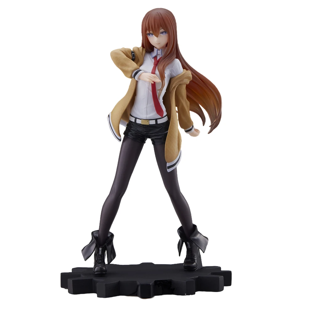 

Экшн-фигурка Steins Gate Makise Kurisu Game, мультяшная модель, настольные украшения, Аниме фигурки, коллекционные игрушки