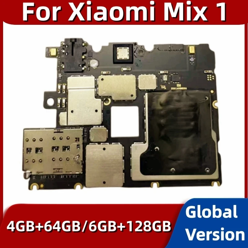 

Материнская плата для Xiaomi Mi Mix Mix1, 128 ГБ, 256 ГБ Global ROM, замена материнской платы, оригинальная логическая плата