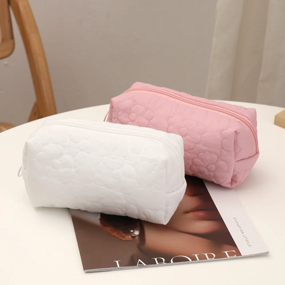 2024 женская косметичка с цветочным узором органайзер для туалетных