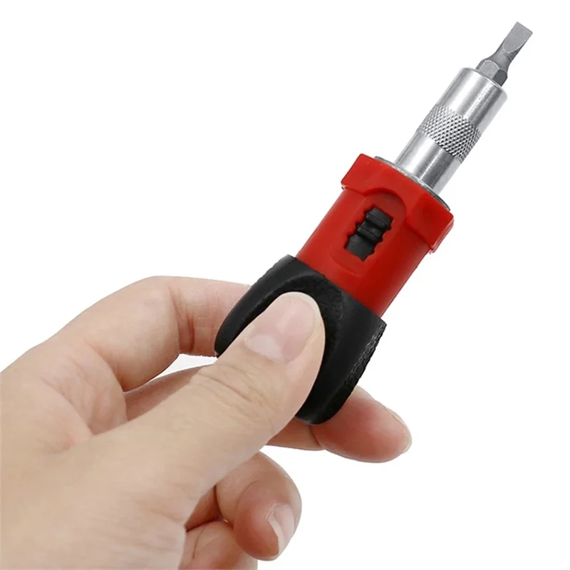 

Adjustable Mini Ratchet Wrench 6.35mm Hex Socket Screwdriver Small Square Handle Ratchet Socket Screwdriver Rotating Hand Tool