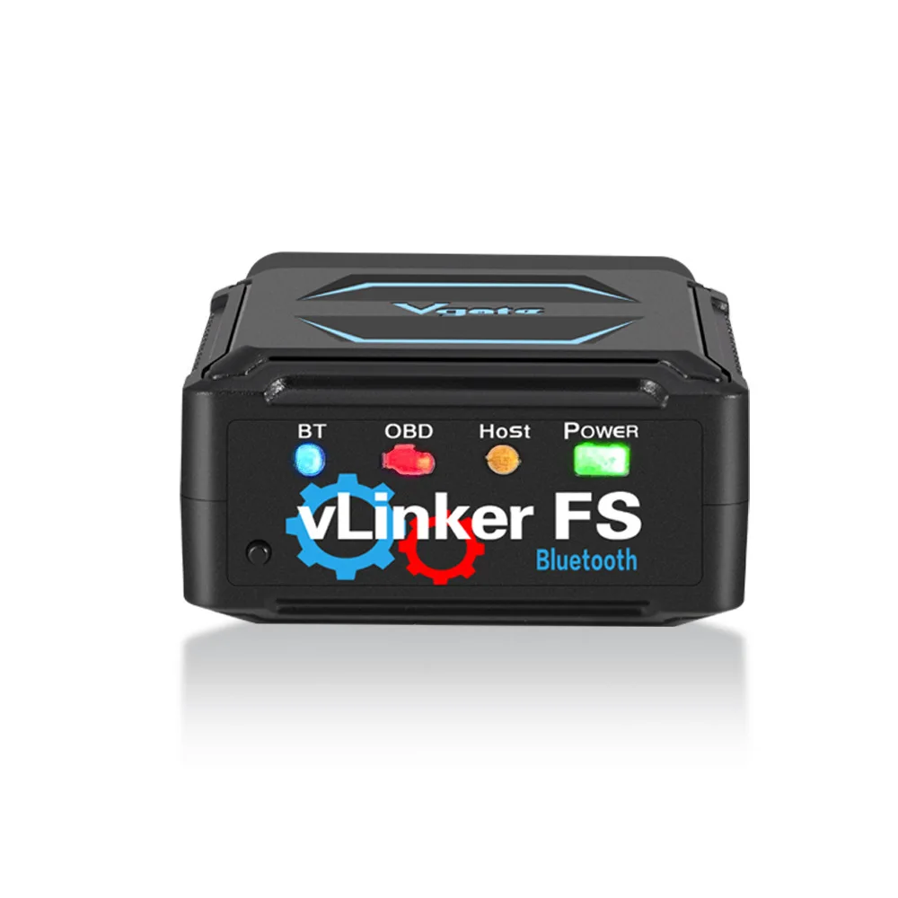 Фото Vgate vLinker FS OBD2 Bluetooth для Android/IOS для Ford FORScan HS MS CAN ELM 327 OBD 2, инструменты для диагностического сканера автомобиля №2