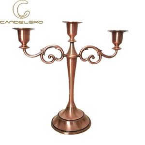 Vintage Candle Holders Gold Home Decor Candlesticks Living Room Ornaments Table Decoration Accessories Zinc Alloy 3 Or 5 Arm