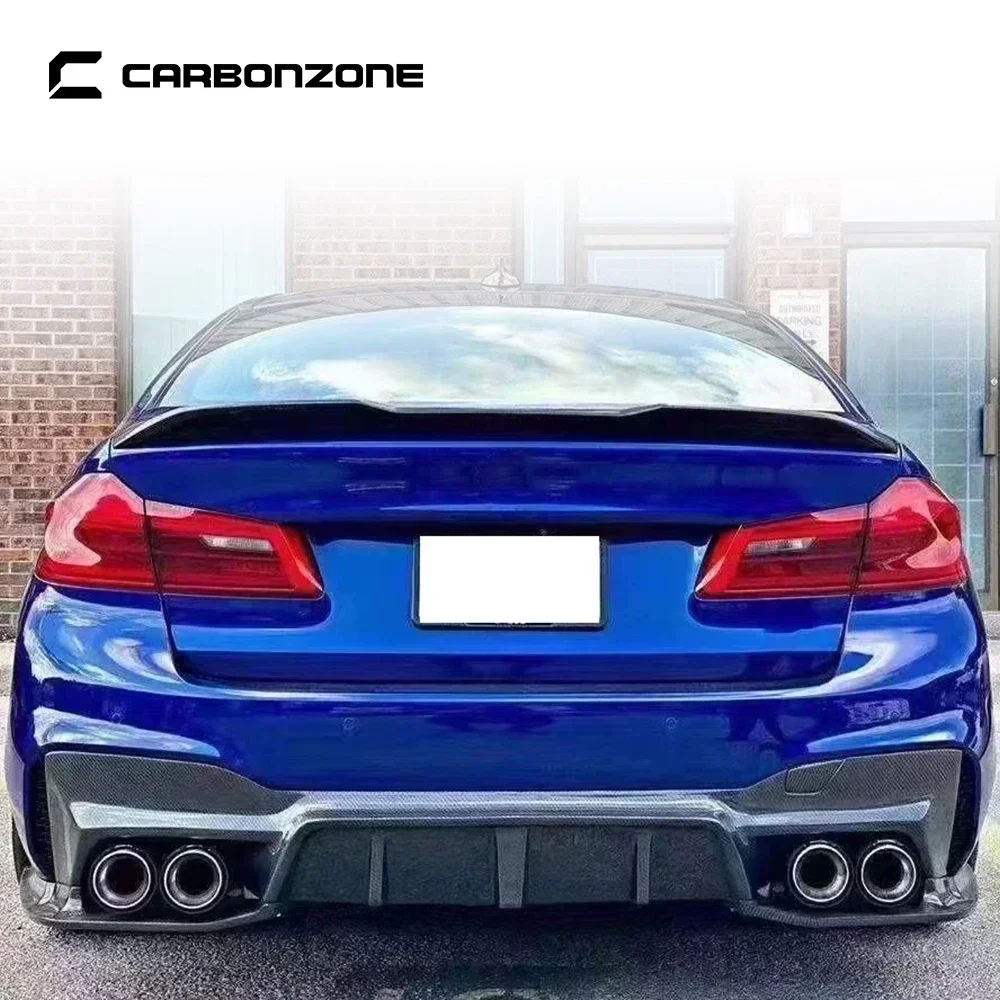 Spoilers tylnych skrzydeł z włókna węglowego Skrzydła ogonowe bagażnika do akcesoriów samochodowych BMW G30 PRO