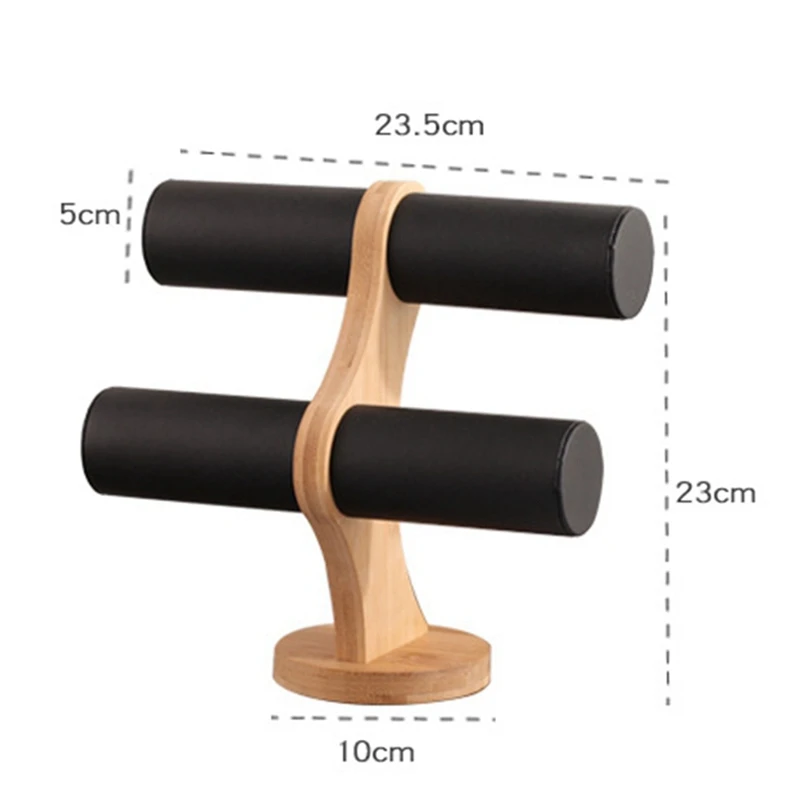 2 Tier Bracelet Show Stand Holder Jewelry Showcase Necklace Display Storage Watch Bangle Storage Rack