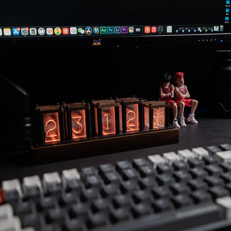 Кзс-светильник лые цифровые часы Nixie Tube электронные настольные украшения в