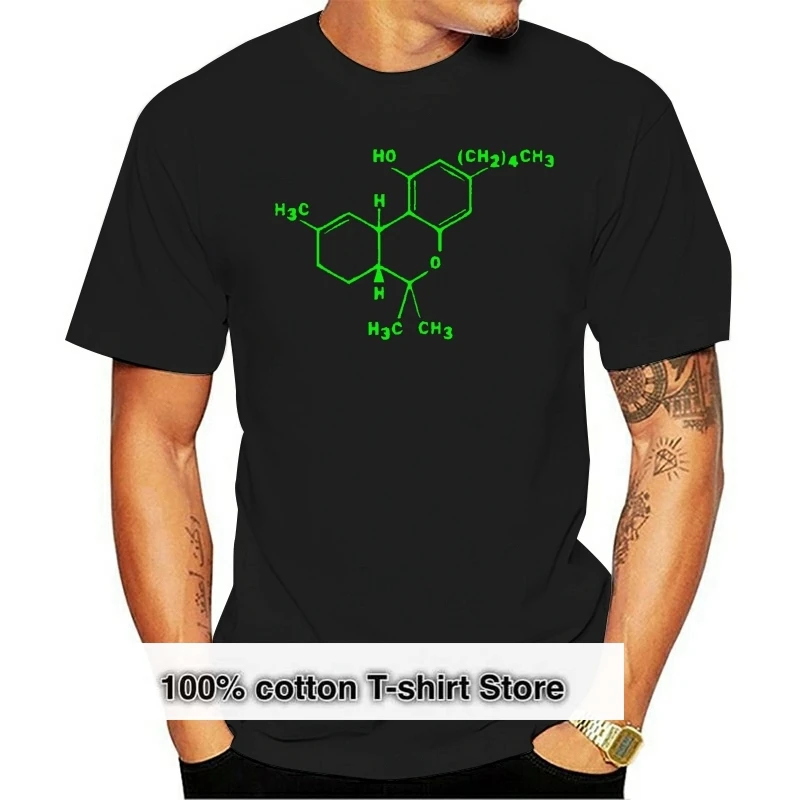 

Harajuku streetwear shirt men Molecule T shirt Funny t shirt Weed bong Smoke Cheech retro Chong THC