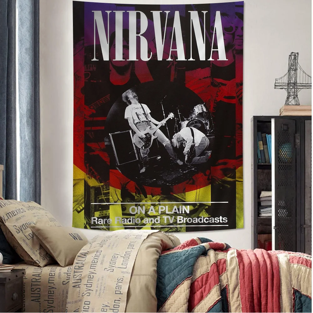 N-Nirvana Tapestry Art Printing Science Fiction Room Home Decor Wall
