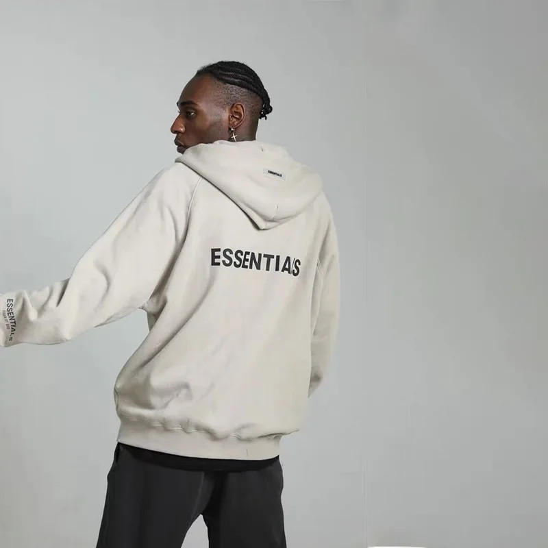 

2021 High Street ESSENTIALS Streetwear Men's Hoodies Oversized Casual Hooded Sweatshirts for Woman Y2k Women's Clothing 2021