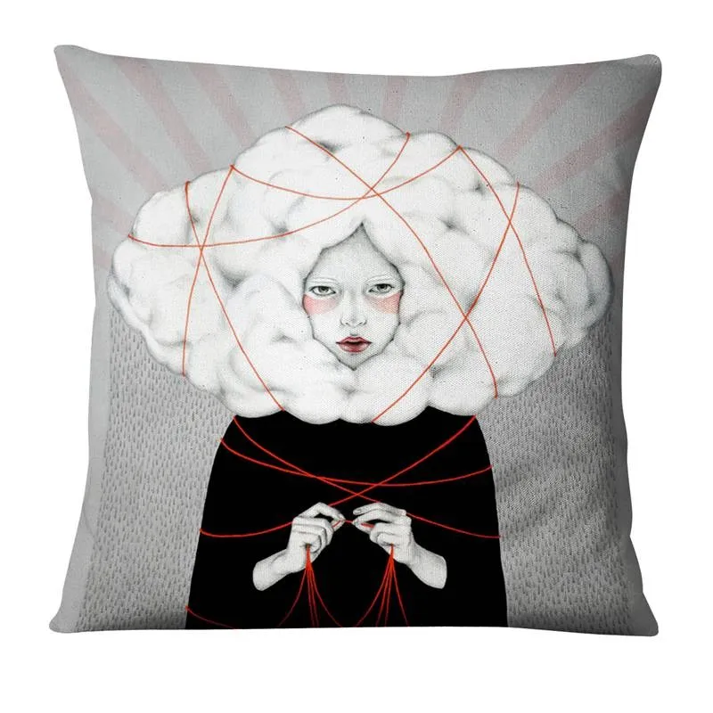 Винтажный чехол-Подушка С Рисунком бабочки для девочек Женский чехол домашнего