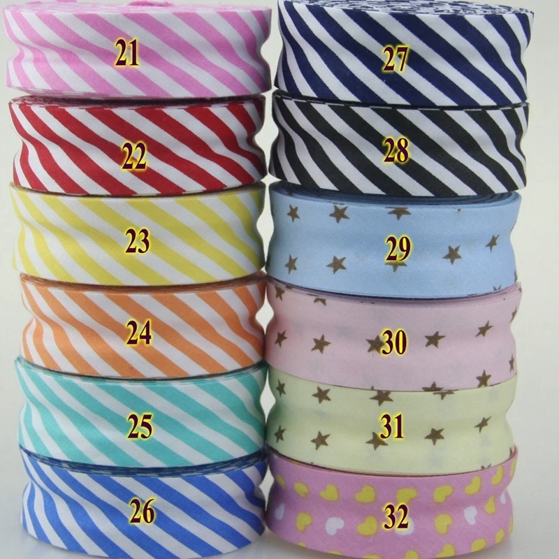 1 дюйм 25 мм хлопковая переплетная лента с косым отверстием для рукоделия одежды