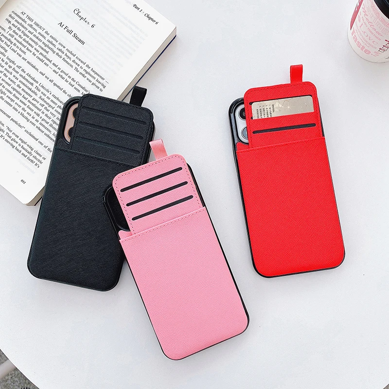

Pull Card Case Cross Pattern Phone Case for IPhone 13 Pro MAX Card Case Phone Case for IPhone 12 11 Pro Cross Pattern Phone Case