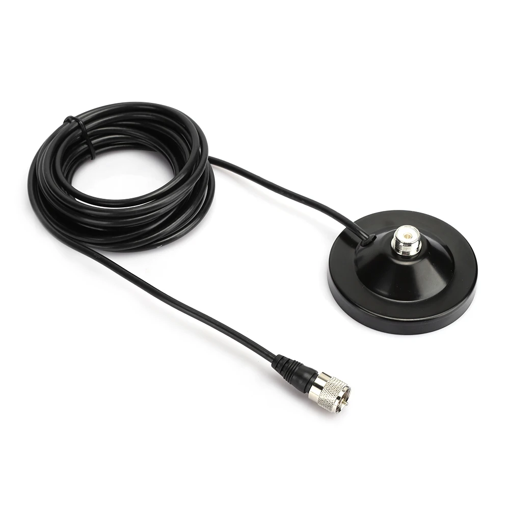 

5m Magnetic Mount Round Base Antenna Sucker Feeder Cable for Walkie Talkie