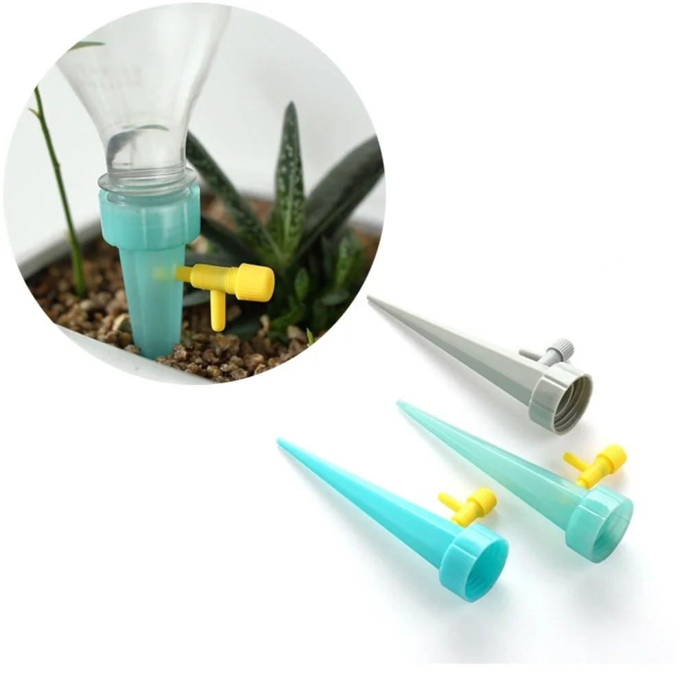 

Automatic Irrigation Tool Adjustable Water Flow Dripper Spikes Flower Plant Garden Supplies Useful Self-Watering Device