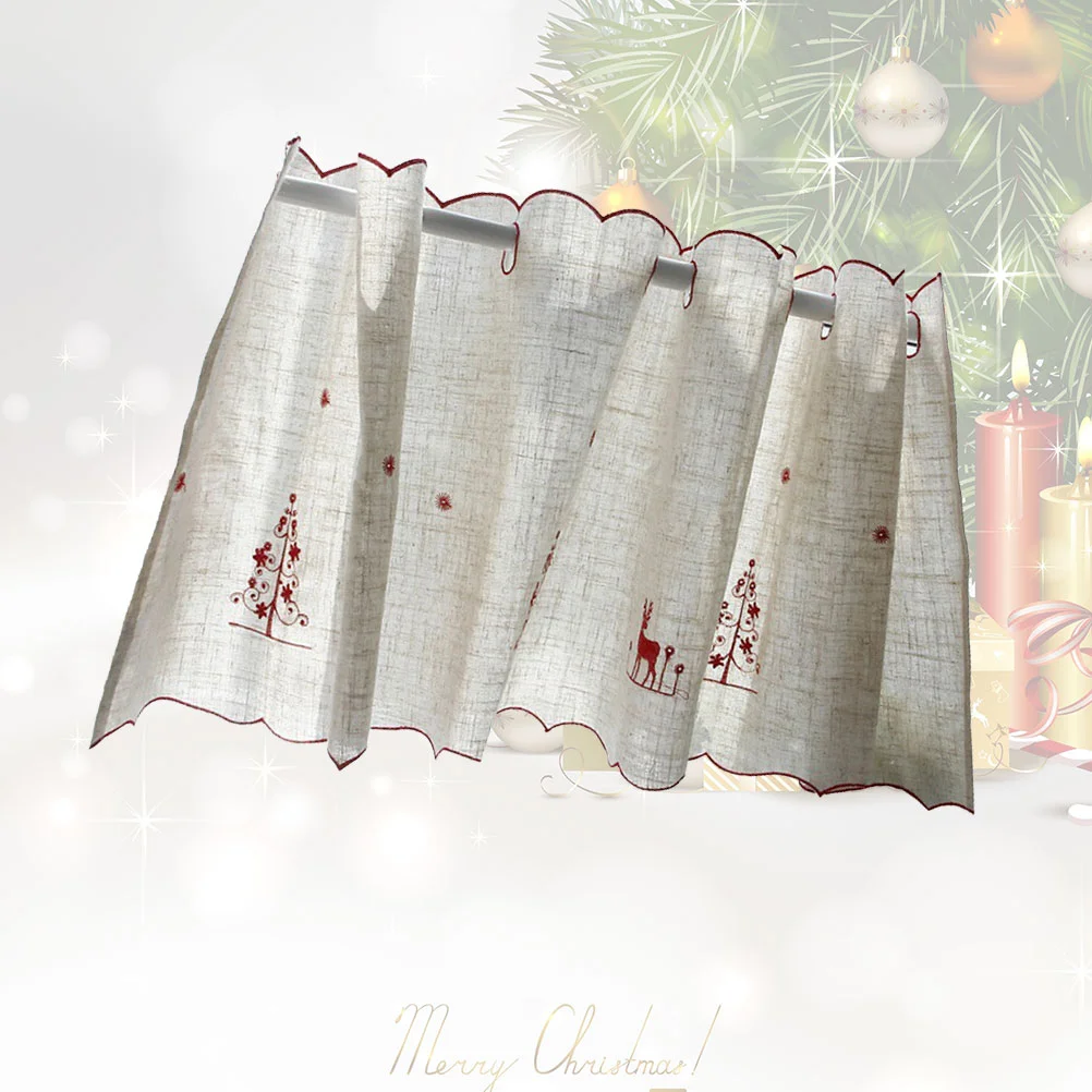 

Burlap Door Curtain Kitchen Short Curtains Indoor Doorway Curtains Chinese Closet Curtains Winter Short Curtains