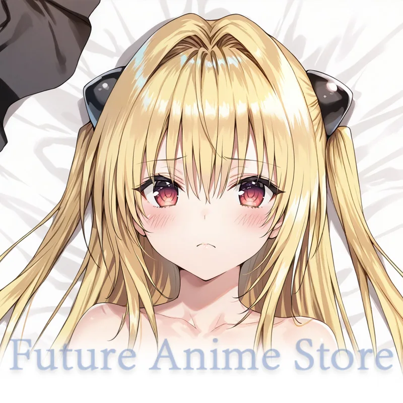 Наволочка Dakimakura Konjiki No Yami To Love двухсторонняя полиэстер/хлопок