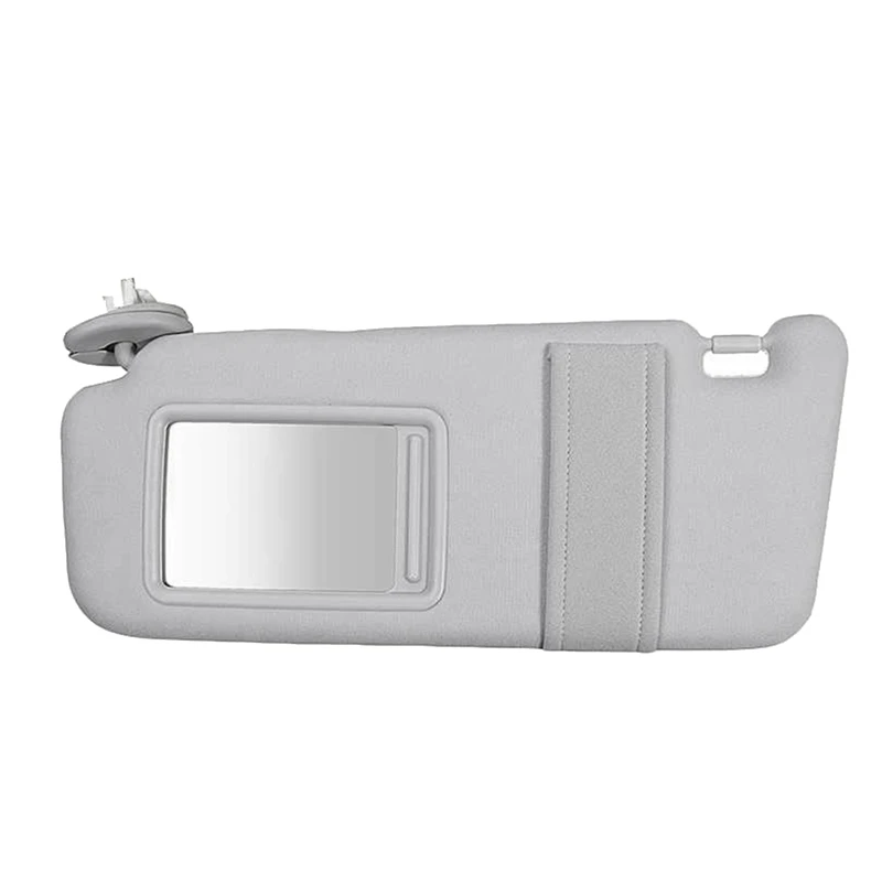 

For Toyota 2009-2016 Venza Driver Left Side Grey Sun Visor With Mirror 74320-0T022-B1 / 74320-73020-B1